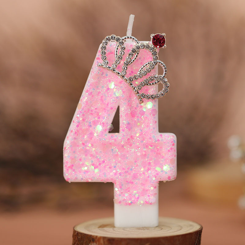 ケーキ数字キャンドル、誕生日キャンドルピンクカラークリエイテ - Unity Candle Set のレビューと価格