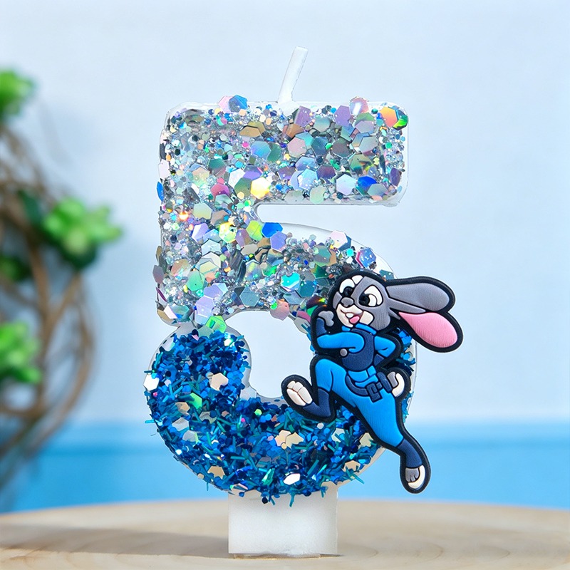 デジタルバースデーキャンドル　漫画キャラクターケーキデコレー - Unity Candle Set のレビューと価格