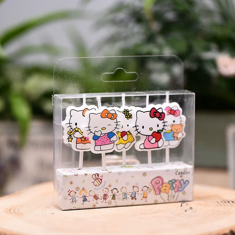 5 ピース/セットかわいいハローキティ手作り DIY キャン - Unity Candle Set のレビューと価格