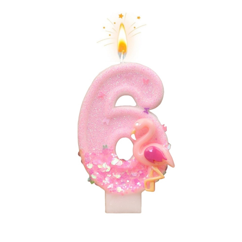 新しい0-9数字の誕生日キャンドル、オリジナルピンクグラデー - Unity Candle Set のレビューと価格
