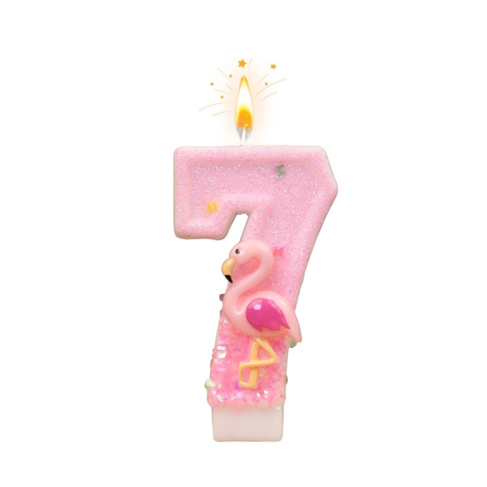 新しい0-9数字の誕生日キャンドル、オリジナルピンクグラデー - Unity Candle Set のレビューと価格
