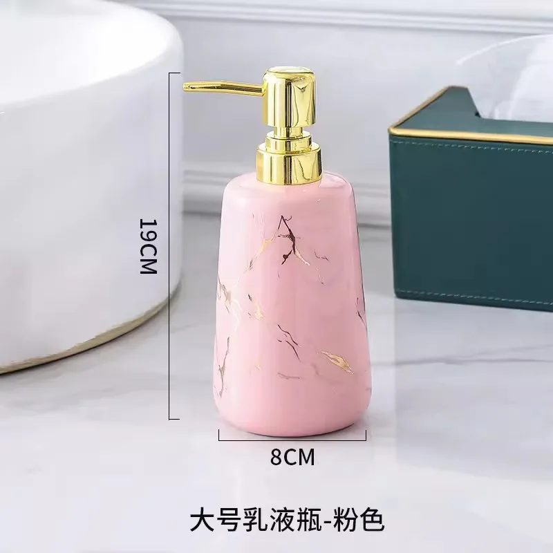 結婚式用品キット 大理石模様の陶器製バスルームアクセサリーセ - Wedding Bathroom Supply Kit のレビューと価格
