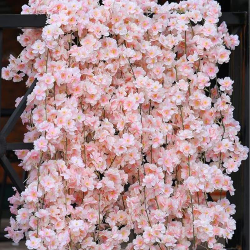 180cm人工桜の花飾り、結婚式のアーチ、庭の背景、ホームパ - Wedding Arch Flower のレビューと価格