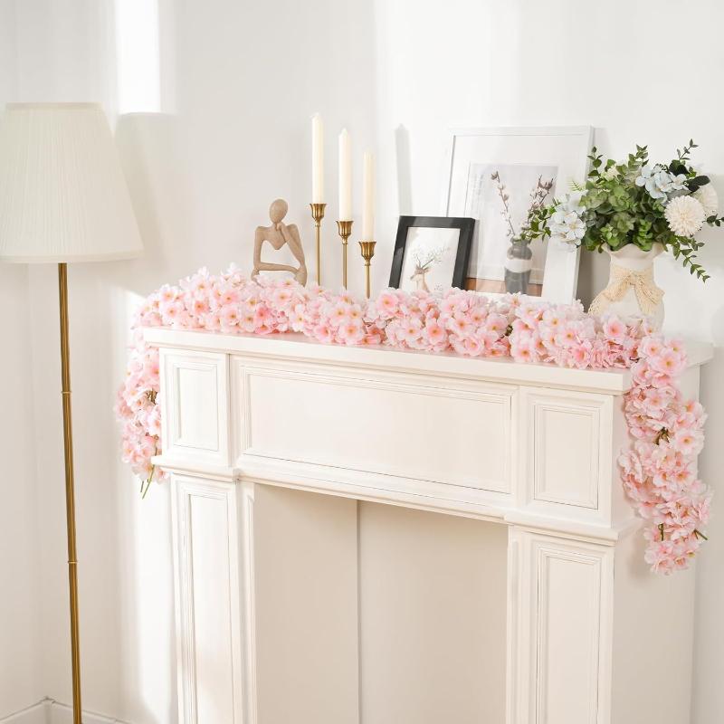 180cm人工桜の花飾り、結婚式のアーチ、庭の背景、ホームパ - Wedding Arch Flower のレビューと価格