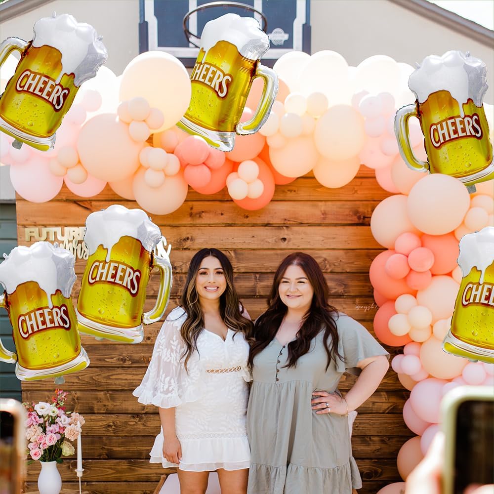 6 個乾杯ビールジョッキ風船アルコールフェスティバルパーティ - Wedding Alcohol Supply のレビューと価格