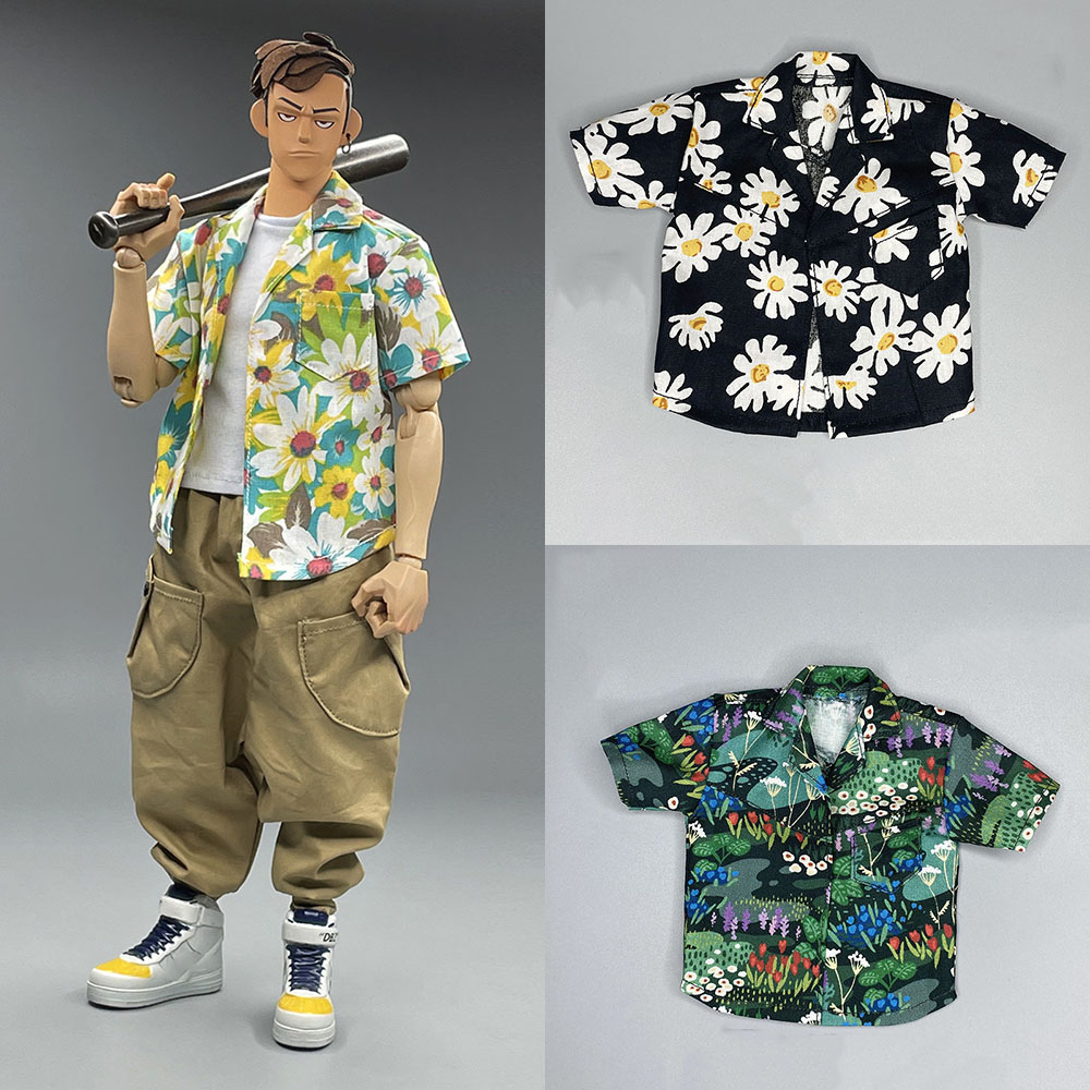 1/6 男性兵士 Tシャツ原宿ハワイアンビーチホリデーシャツ - Good Floral & Wedding Decor Supply のレビューと価格