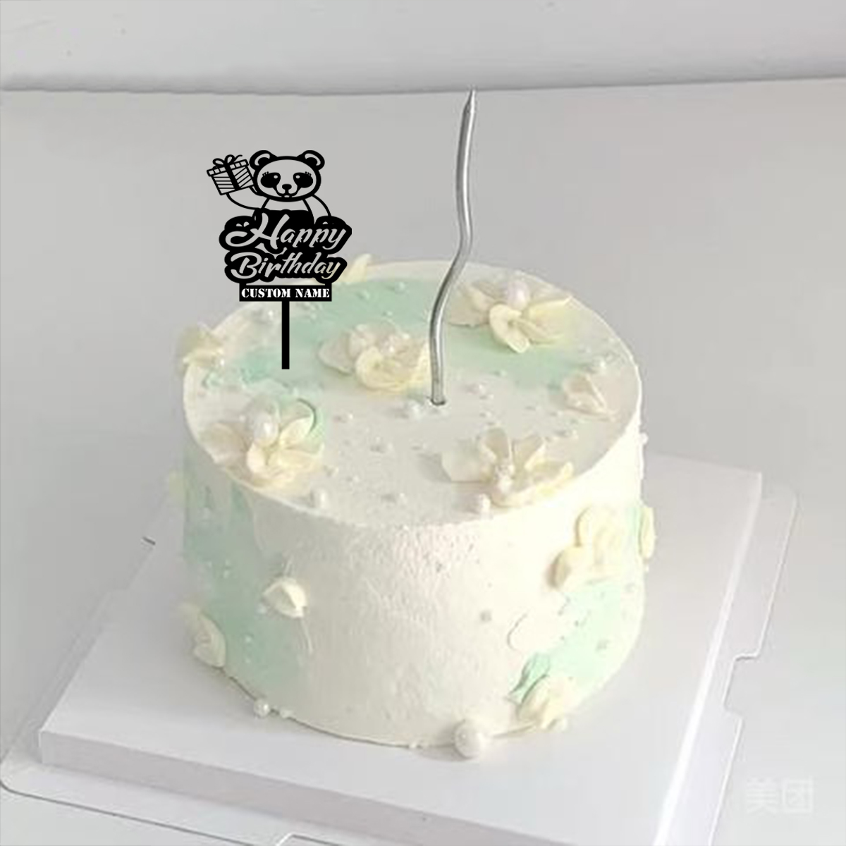 1PC かわいいハッピーバースデーの願いをこめて、クマ柄のカ - Wedding Cake Supply のレビューと価格