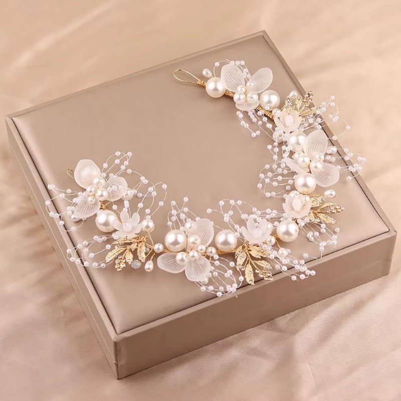 かわいいプリンセスクラウン帽子フラワーリースヘッドバンド子供 - Wedding Arch Flower のレビューと価格