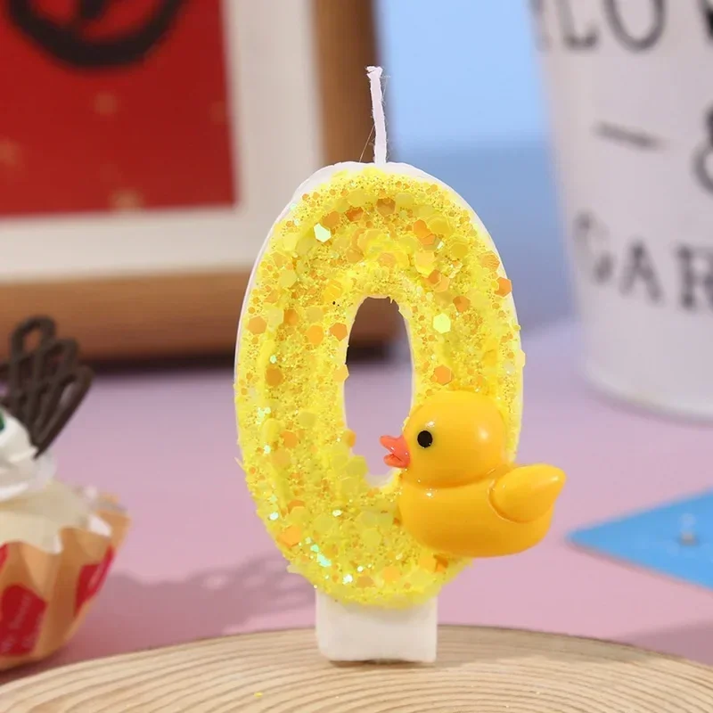 3Dミニイエローアヒルテーマキャンドルケーキデコレーション0 - Unity Candle Set のレビューと価格